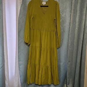 Bohme Olive/Avocado Green Women's Maxi Dress